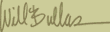 Will Bullas Signature